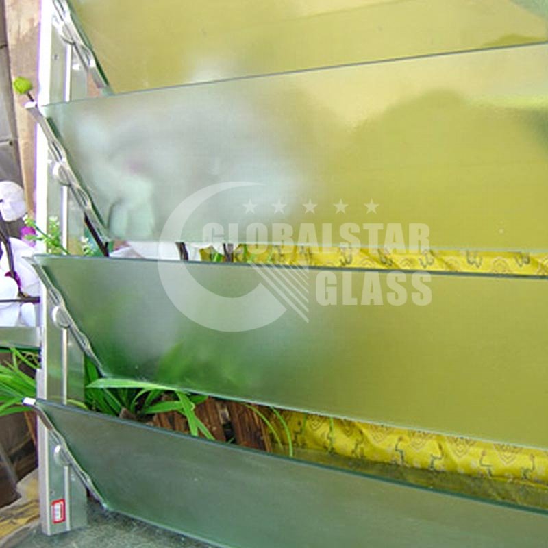 clear Louver glassLouver glass panelsclear pattern louver glass